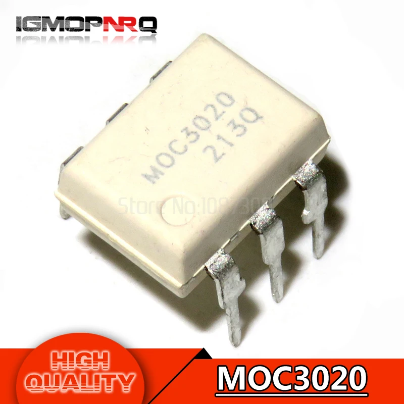 10PCS MOC3020 3020 DIP6 Triac & SCR Output Optocouplers 6Pin 400V Optocoupl Rand Phs Triac Drvr new original
10PCS MOC3020 3020 DIP6 Triac & SCR Output Optocouplers 6Pin 400V Optocoupl Rand Phs Triac Drvr new original