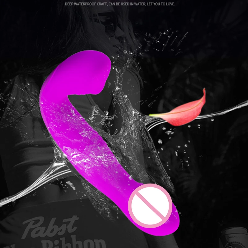 Silicone Dildo Vibrator Sex Toys for Women 30 Speeds Double Vibrating G Spot Stimulation Anal Vibrators For Lesbian Adult Toys