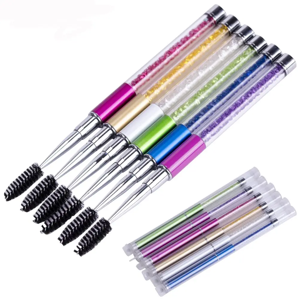 1pcs Makeup Eyebrow Makeup Extension Comb Brush Feather Spiral Metal Rhinestone Wand with Cosmetic Beauty Tool Applicator
1pcs Makeup Eyebrow Makeup Extension Comb Brush Feather Spiral Metal Rhinestone Wand with Cosmetic Beauty Tool Applicator