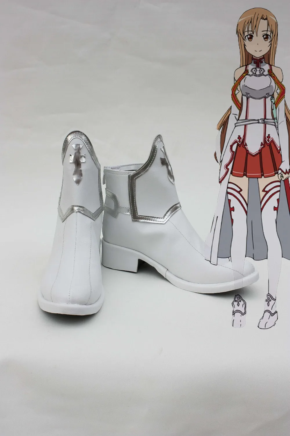 Anime Sword Art Online SAO Asuna Yuuki Cosplay Boots Shoes For Halloween Carnival | Тематическая одежда и униформа