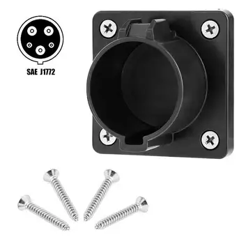 EV Charger Holder For UA Plug Dock EVSE Nozzle Holster For SAE J1772 Connector Electric Vehicle with Screws Included
EV Charger Holder For UA Plug Dock EVSE Nozzle Holster For SAE J1772 Connector Electric Vehicle with Screws Included