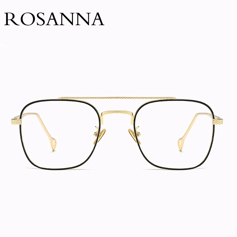 ROSANNA luxury Ladies Square Glasses Frames For Women Metal Frame Designer Optical EyeGlasses Fashion Eyewear Computer Glasses
ROSANNA luxury Ladies Square Glasses Frames For Women Metal Frame Designer Optical EyeGlasses Fashion Eyewear Computer Glasses