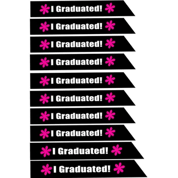 Lot of 10 pcs I Graduated Graduate Sash Pink Graduation Sash 2017 Graduation Party Decoration Favor Gifts Centerpieces
Lot of 10 pcs I Graduated Graduate Sash Pink Graduation Sash 2017 Graduation Party Decoration Favor Gifts Centerpieces