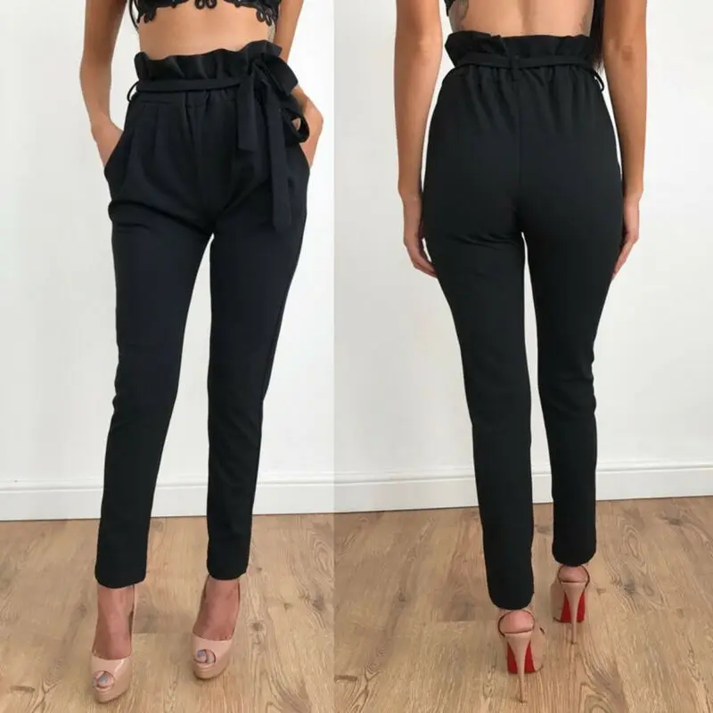 2019 NEW Women Casual Elastic High Waist Slim Skinny Stretchy Bow Belt Drawstring Pants Jeggings Pencil Trousers
2019 NEW Women Casual Elastic High Waist Slim Skinny Stretchy Bow Belt Drawstring Pants Jeggings Pencil Trousers