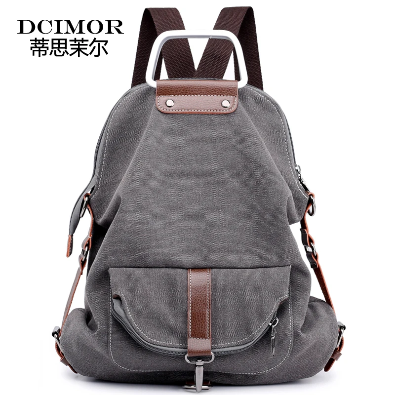 DCIMOR High quality Canvas Backpack Multifunctional Female Travel Backpacks Shoulder bag Schoolbag for Teenager Girls Mochila
DCIMOR High quality Canvas Backpack Multifunctional Female Travel Backpacks Shoulder bag Schoolbag for Teenager Girls Mochila