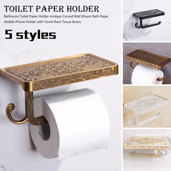 Bathroom Decoration Alloy Bathroom Paper Mobile Phone Holder With Shelf Bathroom Towel Rack Toilet Paper Holder Tissue Boxes
Bathroom Decoration Alloy Bathroom Paper Mobile Phone Holder With Shelf Bathroom Towel Rack Toilet Paper Holder Tissue Boxes