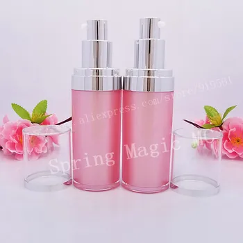 120ml Pink Acrylic Emulsion Bottle With Clear plastic Lid,Cosmetic Container Silver Press pump Bottle,plastic Lotion bottles
120ml Pink Acrylic Emulsion Bottle With Clear plastic Lid,Cosmetic Container Silver Press pump Bottle,plastic Lotion bottles
