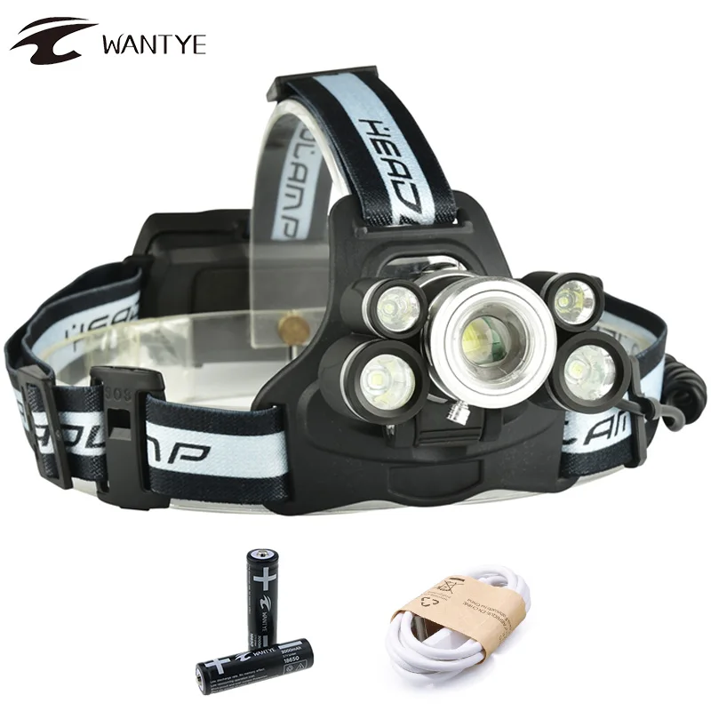 15000LM 3T6+2XPE USB Rechargeable Headlamp LED Zoomable Headlight 18650 Head flashlight zoom 5 modes Camping light
15000LM 3T6+2XPE USB Rechargeable Headlamp LED Zoomable Headlight 18650 Head flashlight zoom 5 modes Camping light