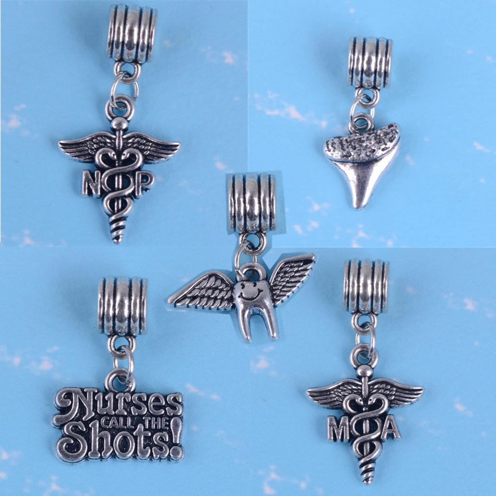 my shape Doctor&Nurse Beads For Jewelry Making Fit Pandora Bracelet MA Tooth Nurse Call the shots Tooth NP DIY Necklace 5pcs
my shape Doctor&Nurse Beads For Jewelry Making Fit Pandora Bracelet MA Tooth Nurse Call the shots Tooth NP DIY Necklace 5pcs