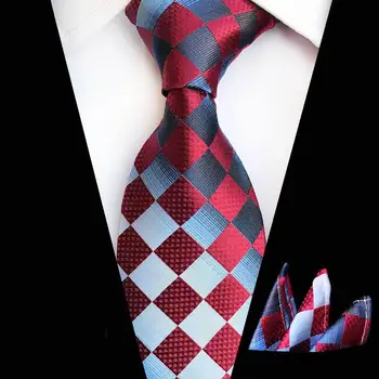 SKng New Dark Blue Plaid Silk Tie Jacquard Woven Paisley Necktie Gravata Handkerchief Set Pocket Square Men Tie Suit Business
SKng New Dark Blue Plaid Silk Tie Jacquard Woven Paisley Necktie Gravata Handkerchief Set Pocket Square Men Tie Suit Business