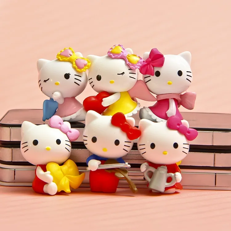 Hot 6pcs/set Hello Kitty Action Figure Cartoon Toy girls set Anime hello kitty cute Christmas party for Children Kid Figures Toy
Hot 6pcs/set Hello Kitty Action Figure Cartoon Toy girls set Anime hello kitty cute Christmas party for Children Kid Figures Toy