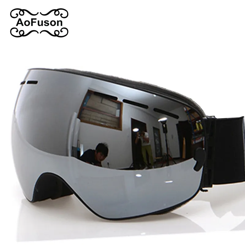 2016 New brand professional ski goggles 2 double lens anti-fog UV400 big spherical ski glasses skiing men women snow goggles Set
2016 New brand professional ski goggles 2 double lens anti-fog UV400 big spherical ski glasses skiing men women snow goggles Set