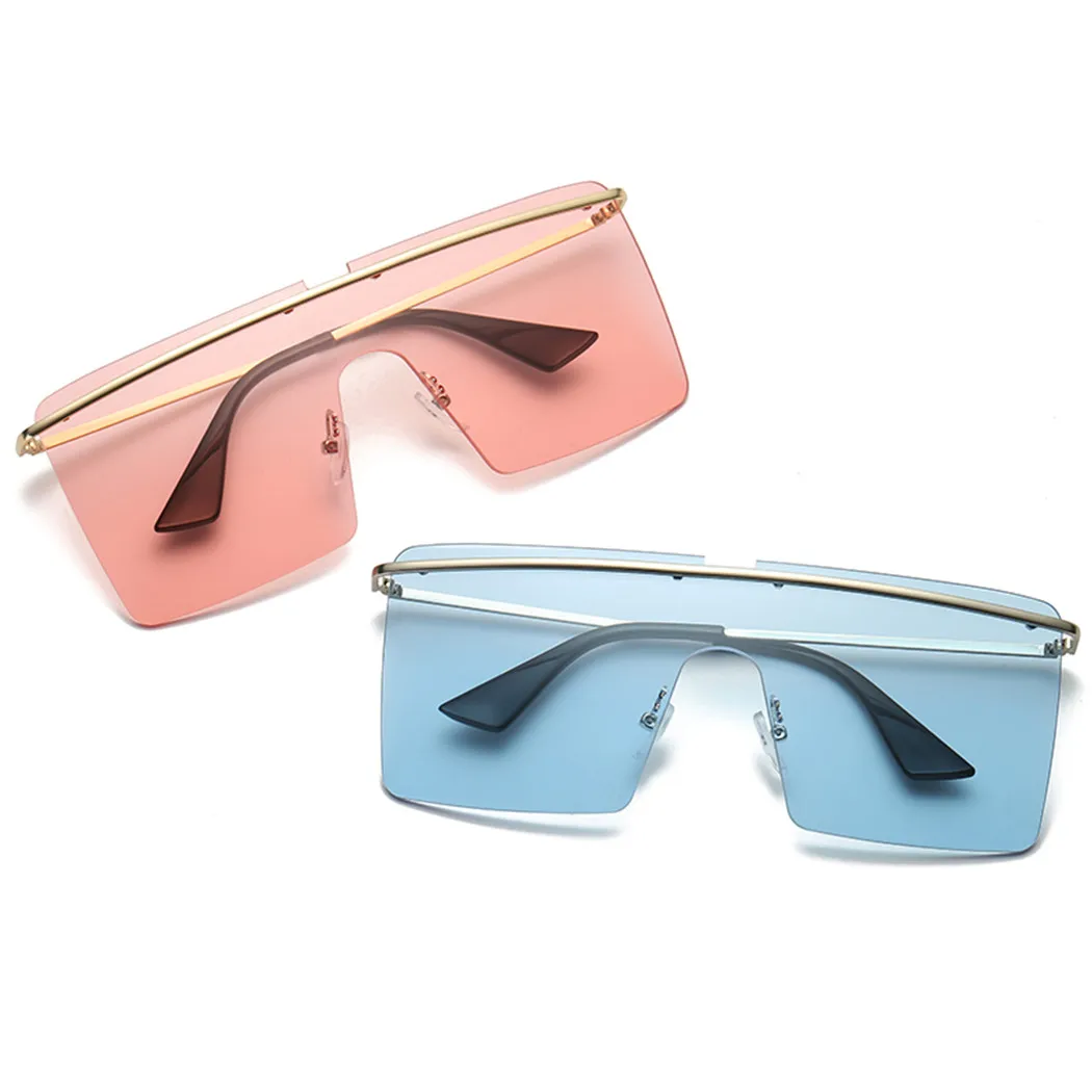 Fashion Rimless Sunglasses Women One Piece Overized Sun Glasses Trend Brand Designer Big Frame Sunglass Vintage Female Eyewear
Fashion Rimless Sunglasses Women One Piece Overized Sun Glasses Trend Brand Designer Big Frame Sunglass Vintage Female Eyewear
