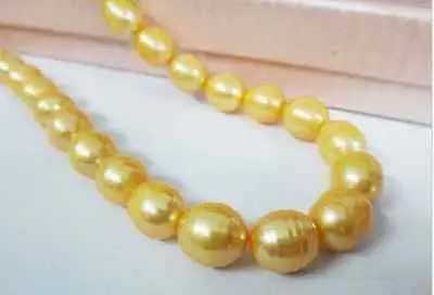 HOT## Wholesale FREE SHIPPING > Worthy of collection 11-13MM SOUTH SEA GOLDEN PEARL NECKLACE 14k 18
HOT## Wholesale FREE SHIPPING > Worthy of collection 11-13MM SOUTH SEA GOLDEN PEARL NECKLACE 14k 18