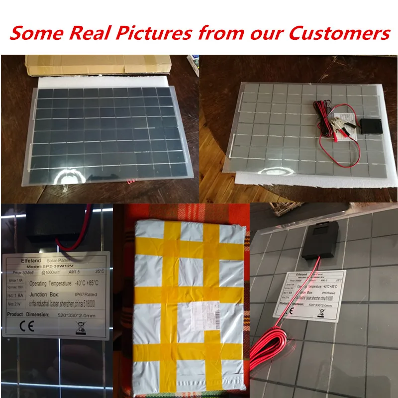 12V 30w Solar panel