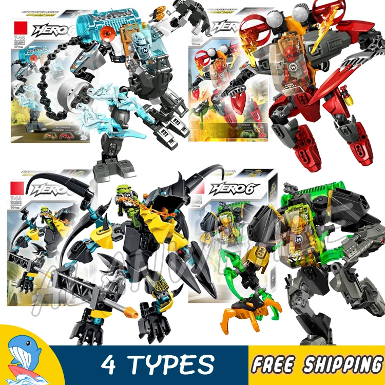 4types Hero Factory STORMER Freeze FURNO Jet ROCKA Stealth FLYER Beast vs BREEZ Machine Building Block Gift Compatible With Lego
4types Hero Factory STORMER Freeze FURNO Jet ROCKA Stealth FLYER Beast vs BREEZ Machine Building Block Gift Compatible With Lego