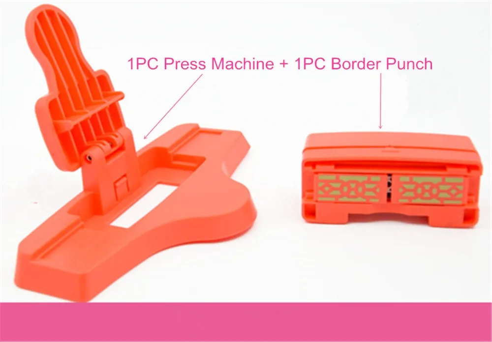 New Arrival Hole Punch set(1pc press machine and 1pc border punch) scrapbooking handmade edge device DIY paper cutter Craft gift
New Arrival Hole Punch set(1pc press machine and 1pc border punch) scrapbooking handmade edge device DIY paper cutter Craft gift