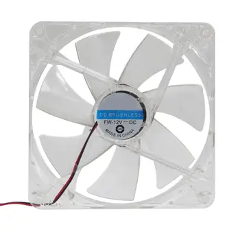 12*12cm Red LED Light PC Cooling Fan Transparent Clear Case 7-Blade CPU 12V 4pin Computer Case Cooler Cooling Fan Ventilador
12*12cm Red LED Light PC Cooling Fan Transparent Clear Case 7-Blade CPU 12V 4pin Computer Case Cooler Cooling Fan Ventilador