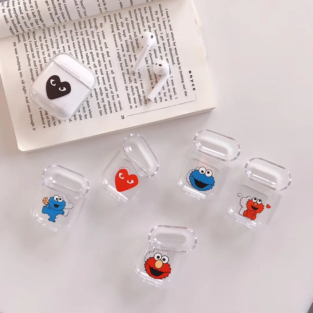 Fashion CDG Play Comme des Garcons Hard PC Clear Case For Apple Airpods 2 Shockproof Earphone Cover Cute Cartoon Sesame Street
Fashion CDG Play Comme des Garcons Hard PC Clear Case For Apple Airpods 2 Shockproof Earphone Cover Cute Cartoon Sesame Street