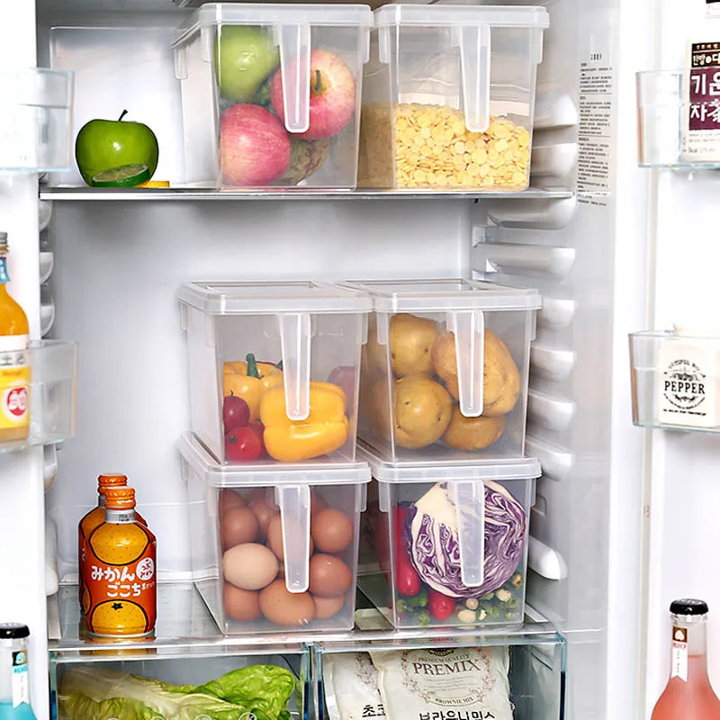 Kitchen Transparent Plastic Storage Box Organizer PP Sealed Large Food Container Storage Containers Box Refrigerator Storage Box
Kitchen Transparent Plastic Storage Box Organizer PP Sealed Large Food Container Storage Containers Box Refrigerator Storage Box