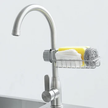 Behogar Adjustable Stainless Steel Sink Faucet Sponge Drain Storage Rack Holder for Home Apartment Kitchen Bathroom Supplies
Behogar Adjustable Stainless Steel Sink Faucet Sponge Drain Storage Rack Holder for Home Apartment Kitchen Bathroom Supplies