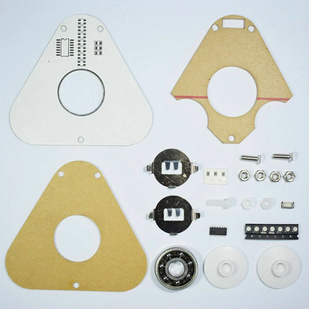 DIY Durable Rotation Handheld Led Small SMD Learning Kit Interesting Round Triangle RGB Hand Spinner Acrylic POV
DIY Durable Rotation Handheld Led Small SMD Learning Kit Interesting Round Triangle RGB Hand Spinner Acrylic POV
