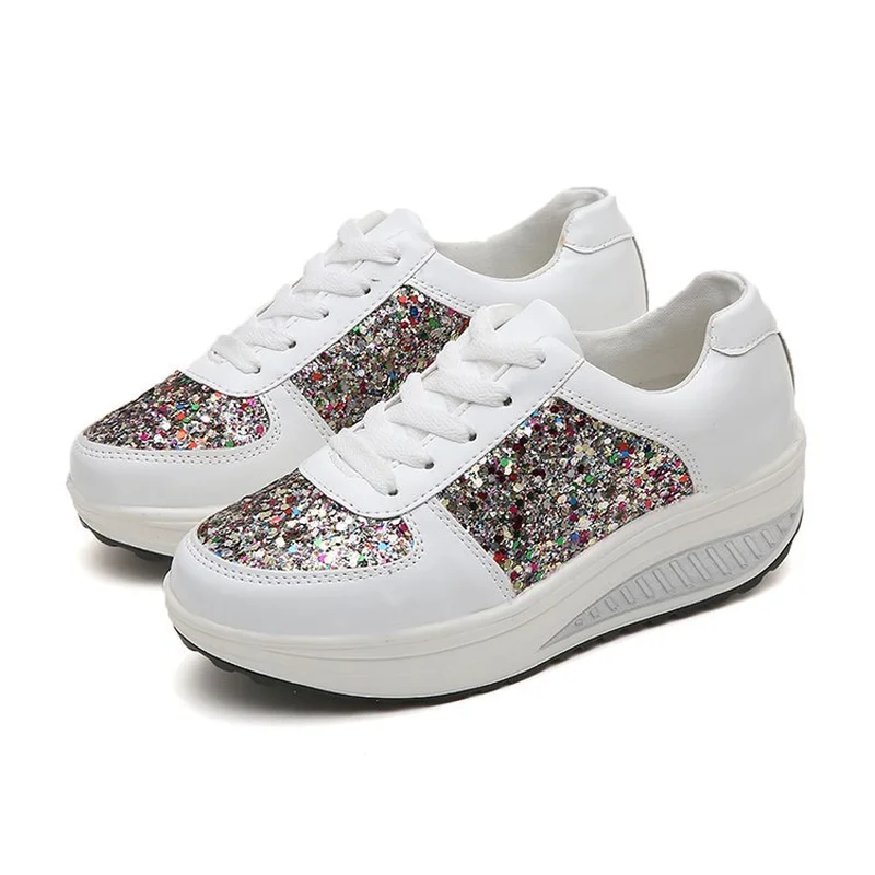Ladies Wedges Sneakers Sequins Shake Shoes Fashion Women Sport Shoes women sneakers woma 2019 size35-41
Ladies Wedges Sneakers Sequins Shake Shoes Fashion Women Sport Shoes women sneakers woma 2019 size35-41
