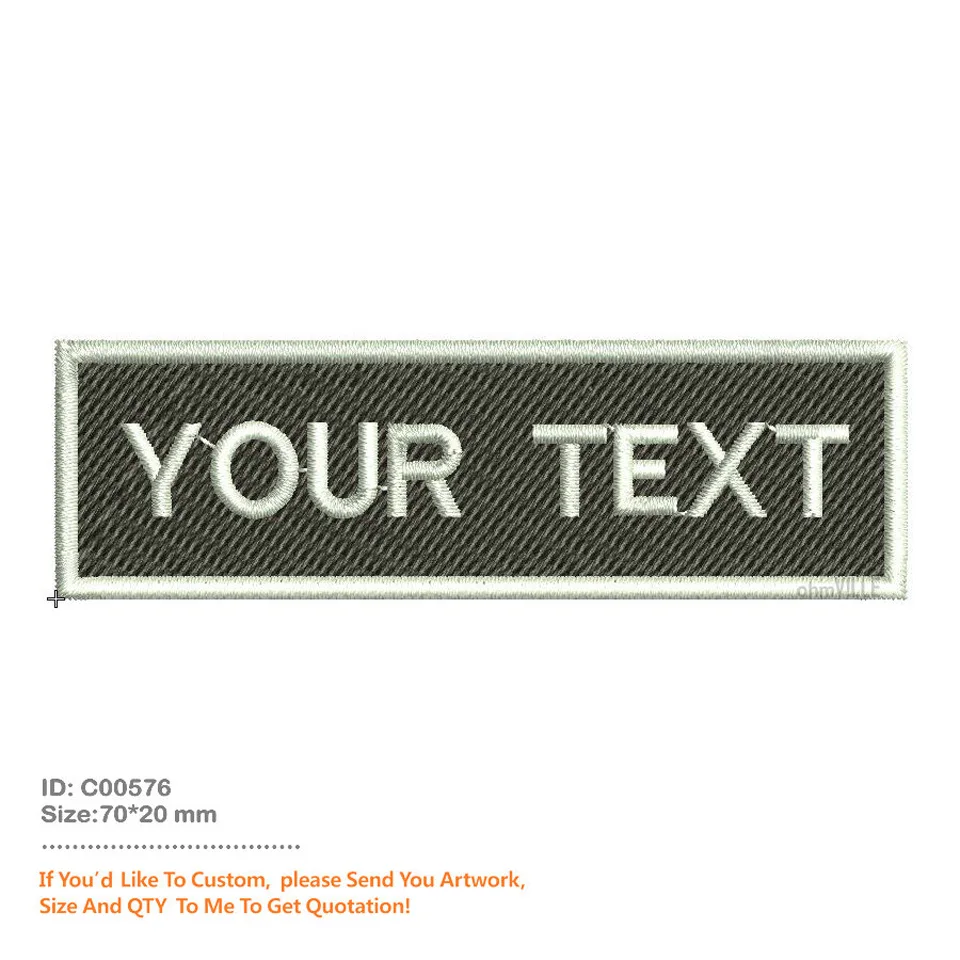New Custom Name Patch 3D Iron-on Appliqued for Iron on Clothing Embroidery Bordados Eco-friendly Handmade Embroidered Patches
New Custom Name Patch 3D Iron-on Appliqued for Iron on Clothing Embroidery Bordados Eco-friendly Handmade Embroidered Patches