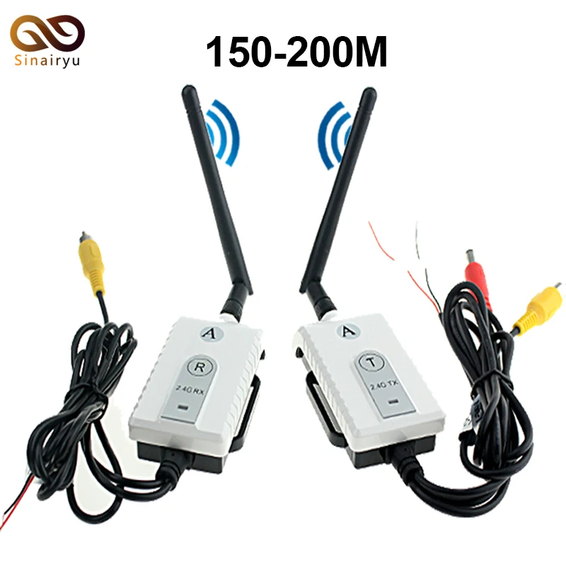 2.4G Wireless Video Adapter Car Rearview Parking Camera Monitor Video Transmitter and Receiver Kit For 12V 24V Truck Bus Vehicle
2.4G Wireless Video Adapter Car Rearview Parking Camera Monitor Video Transmitter and Receiver Kit For 12V 24V Truck Bus Vehicle