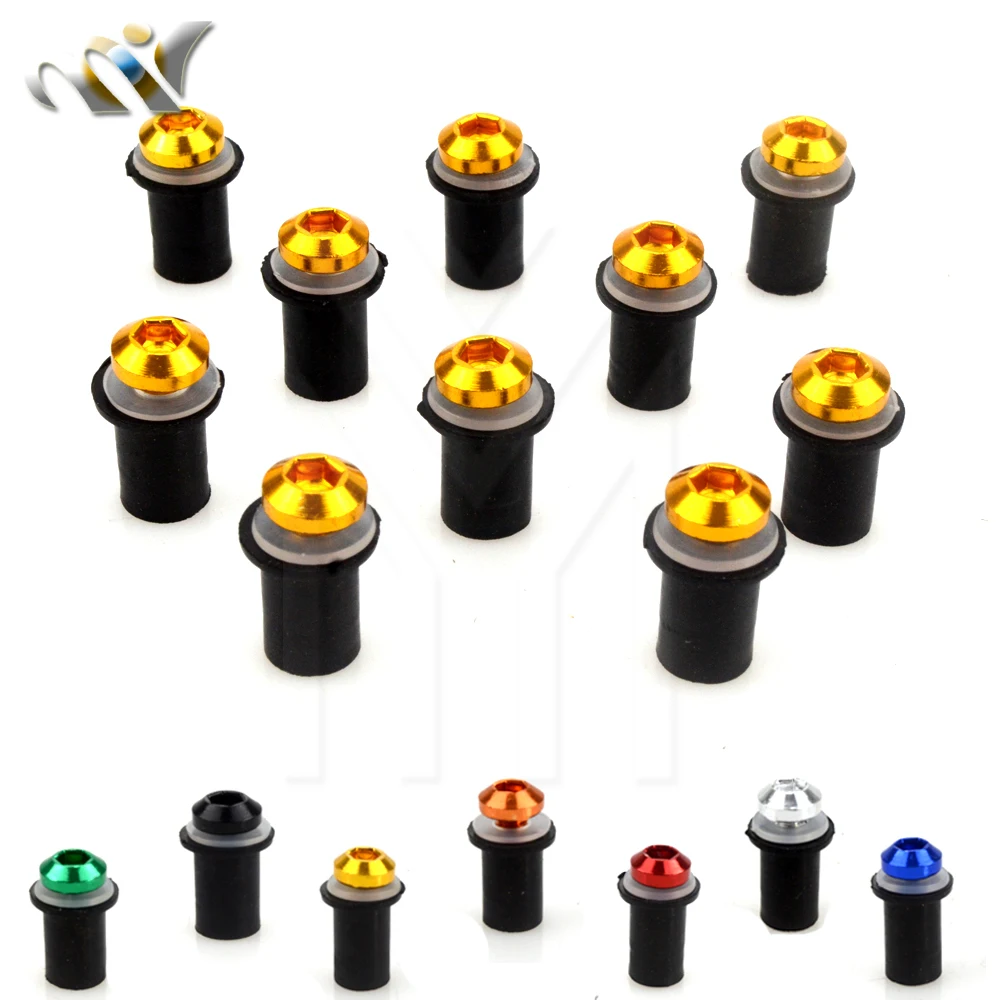 Universal 10Pcs/Set M5 5mm Motorcycle Windshield Bolt Screws Nut Fastener Motorbike Fairing Mounting Kit Fit for Cafe Racer Nuts
Universal 10Pcs/Set M5 5mm Motorcycle Windshield Bolt Screws Nut Fastener Motorbike Fairing Mounting Kit Fit for Cafe Racer Nuts