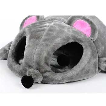 Dogs Cats House Cave Removable Warm Sofa Cushion Waterproof Bottom Pet Nest Tunnel Sleeping Beds Grey Mouse Shape Bed For Small
Dogs Cats House Cave Removable Warm Sofa Cushion Waterproof Bottom Pet Nest Tunnel Sleeping Beds Grey Mouse Shape Bed For Small