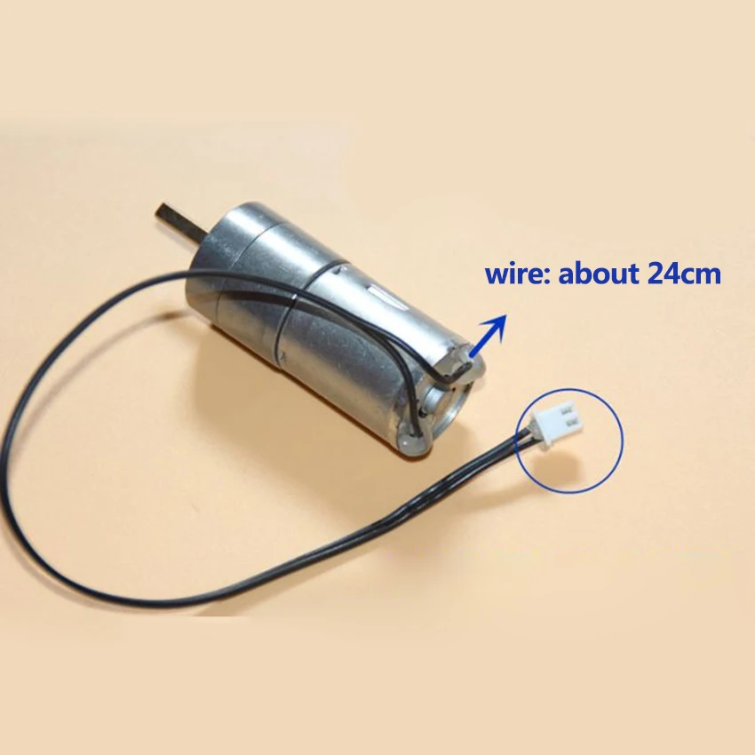 370 DC gear motor, intelligent robot trolley motor 3V-24V high torque motor, double flat shaft
370 DC gear motor, intelligent robot trolley motor 3V-24V high torque motor, double flat shaft