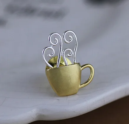 Acecare Original | Creative Latte Coffee Cup Brooch 925 Silver Jewelry Wholesale Elegant Petty Lovely Women
Acecare Original | Creative Latte Coffee Cup Brooch 925 Silver Jewelry Wholesale Elegant Petty Lovely Women