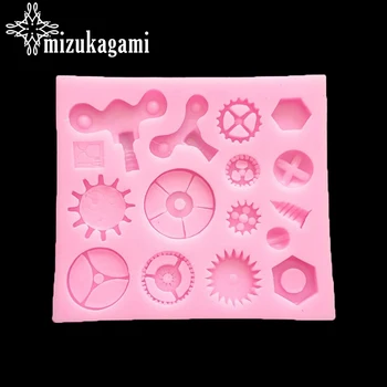 1pcs UV Resin Jewelry Liquid Silicone Mold Gear Screw Shape Resin Charms Molds For DIY Intersperse Decorate Making Jewelry
1pcs UV Resin Jewelry Liquid Silicone Mold Gear Screw Shape Resin Charms Molds For DIY Intersperse Decorate Making Jewelry