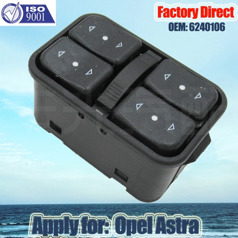 

Factory Direct Auto Electric Power Window Switch Apply For Opel Vauxhall Opel Astra Zafira MK I 6240106/90561086