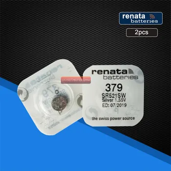 2pack renata Silver Oxide Watch Battery 379 SR521SW 521 1.55V renata 521 Bottun Cell Batteries
2pack renata Silver Oxide Watch Battery 379 SR521SW 521 1.55V renata 521 Bottun Cell Batteries