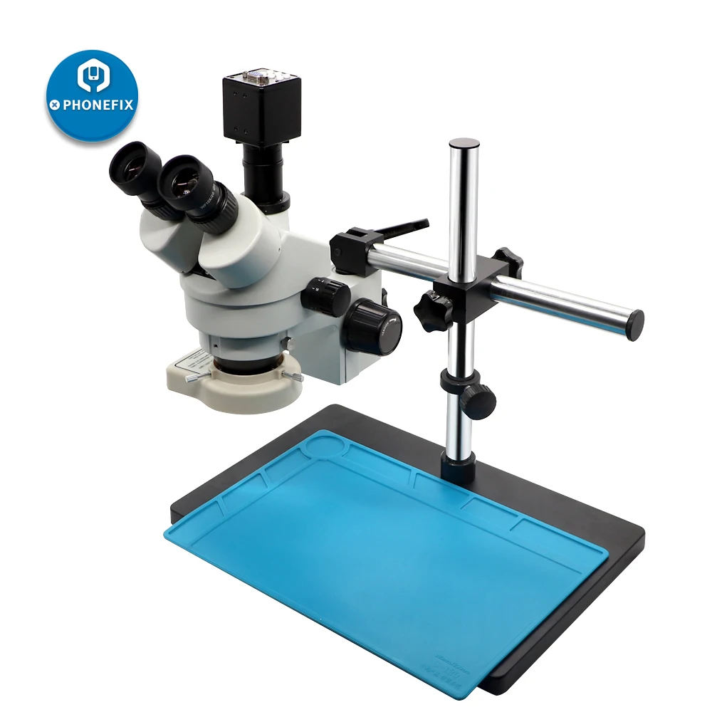 3.5X-90X Simul Focal Trinocular Stereo Microscope 2.0MP VGA Digital Camera Stand Lens LED Light 360 Degrees Metal Bracket
3.5X-90X Simul Focal Trinocular Stereo Microscope 2.0MP VGA Digital Camera Stand Lens LED Light 360 Degrees Metal Bracket