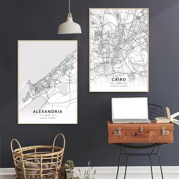 Egypt Alexandria Cairo City Map Canvas Art Print Wall Pictures for Living Room No Frame
Egypt Alexandria Cairo City Map Canvas Art Print Wall Pictures for Living Room No Frame
