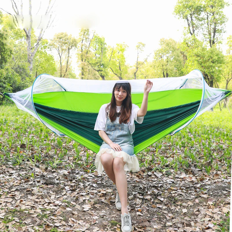 The mosquito net hammock 2 person Anti-mosquito Automatic opening Dorm Hanging Chair Outdoor furniture swing Dropshipping
The mosquito net hammock 2 person Anti-mosquito Automatic opening Dorm Hanging Chair Outdoor furniture swing Dropshipping