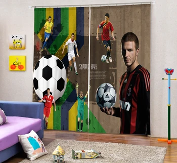 Football star Beckham Curtains 3D Photo Printing Blackout For Window Living Room Bedding Room Hote Office Sofa Decoration
Football star Beckham Curtains 3D Photo Printing Blackout For Window Living Room Bedding Room Hote Office Sofa Decoration