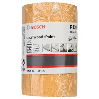 BOSCH 2608607709 Roll paper Wood + painting C470 93mm x 5 m G120 
BOSCH 2608607709 Roll paper Wood + painting C470 93mm x 5 m G120