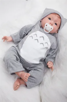 50cm Doll Reborn Babies Silicone Dolls realistic cloth body bebe ailve rooted hair dolls handmade kids Xmas birthday brinquedos
50cm Doll Reborn Babies Silicone Dolls realistic cloth body bebe ailve rooted hair dolls handmade kids Xmas birthday brinquedos