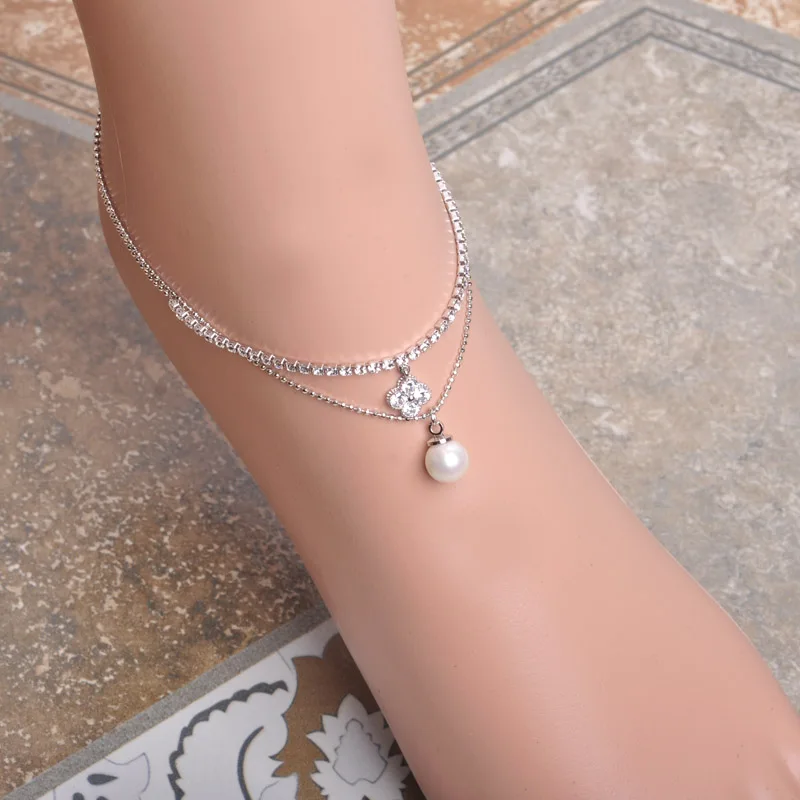 Luxury CZ Zirconia Leaf Anklets Gold-color Pearl Ankle Women Girls Copper Foot Jewelry Women Barefoot Sandals Tornozeleira
Luxury CZ Zirconia Leaf Anklets Gold-color Pearl Ankle Women Girls Copper Foot Jewelry Women Barefoot Sandals Tornozeleira