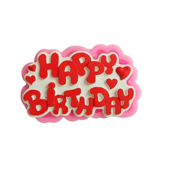 Happy Birthday Silicone Fondant Molds Cake Decorating Tools Home DIY Baking Silicone cake mold chocolate gumpaste moluld
Happy Birthday Silicone Fondant Molds Cake Decorating Tools Home DIY Baking Silicone cake mold chocolate gumpaste moluld