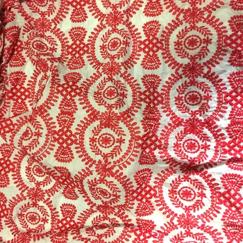 GLace 1Y/Lot Red flower encryption embroidery patchwork 100% cotton fabric women dress DIY craft material TX1094
GLace 1Y/Lot Red flower encryption embroidery patchwork 100% cotton fabric women dress DIY craft material TX1094