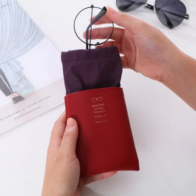 High Quality Leather Waterproof Portable Glasses Pouch Eyeglasses Protector Fashion Brand Sunglasses Case Ornament Accessories
High Quality Leather Waterproof Portable Glasses Pouch Eyeglasses Protector Fashion Brand Sunglasses Case Ornament Accessories