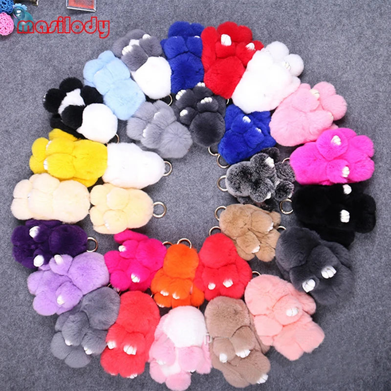 Real Fur 50pcs/Lot 20 Colors Plush Rabbit Keychain Lazy Rabbit Key Chain Bunny Keyring Handbag Decorations Gift Animal Key Ring
Real Fur 50pcs/Lot 20 Colors Plush Rabbit Keychain Lazy Rabbit Key Chain Bunny Keyring Handbag Decorations Gift Animal Key Ring