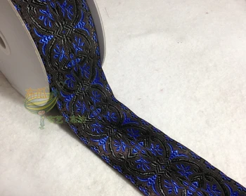 6.5cm 65mm 2-5/8' floral ethnic black blue silky classic quality folk curtain laciness lace national jacquard embroidery ribbon
6.5cm 65mm 2-5/8' floral ethnic black blue silky classic quality folk curtain laciness lace national jacquard embroidery ribbon