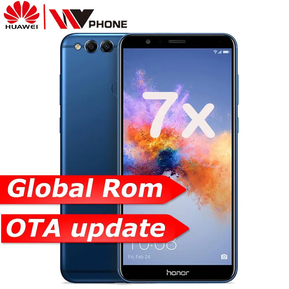 Honor 7X Mobile Phone Octa Core Dual Rear Camera 3340mAh 5.93 inch 2160*1080P Fingerprint
Honor 7X Mobile Phone Octa Core Dual Rear Camera 3340mAh 5.93 inch 2160*1080P Fingerprint