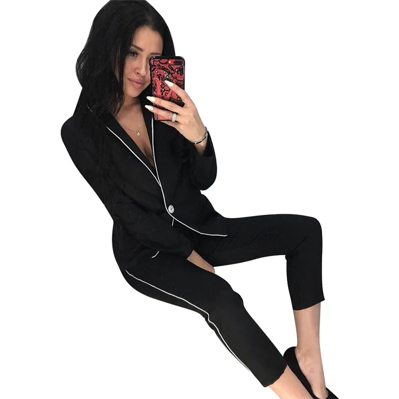 MVGIRLRU Women Business Pant Suits Office lady workear single button slim blazer jacket+trouser two piece outfits
MVGIRLRU Women Business Pant Suits Office lady workear single button slim blazer jacket+trouser two piece outfits